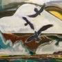 “buffalo an raven” (<a href='/inquire.php?gallery=buffalo&file=fullsizeoutput_2344.jpeg&caption=buffalo an raven'>Inquire about this piece</a>)<br />info: 40x60<br />price: $4500